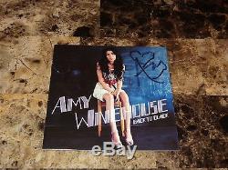 Amy Winehouse Rare Authentique Livre Livret CD Signé Pop Star Autographié