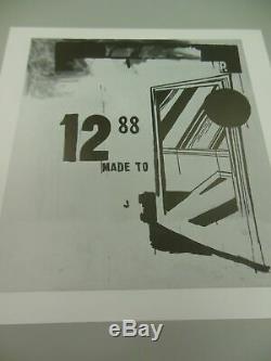 Andy Warhol Signée À La Main Imprimer Dans Chaussures Pen Argent Icer 1986 Coa