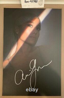 Ariana Grande Sweetener Signé À La Main / Lithographie Autographiée / Litho / Poster