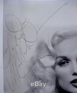 Autographe Signé À La Main De Mamie Van Doren À Dave Stevens Rocketeer, Photo Aoc Des Années 1950