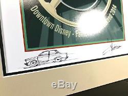 Autographe Signé À La Main Par Chip Foose Au Volant De Mcqueen Disney Cars Wdw