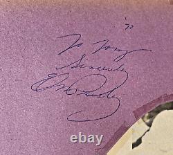 Autographes d'ELVIS PRESLEY signés à la main - Album de souvenirs de 76 pages par J D Summer Richard Sterban
