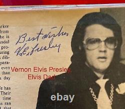 Autographes d'ELVIS PRESLEY signés à la main - Album de souvenirs de 76 pages par J D Summer Richard Sterban