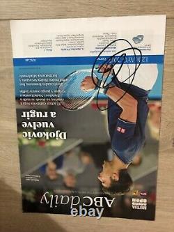 Autographes signés à la main, Nadal, Djokovic, Sharapova, Federer, Hinglis, Mirza, etc.