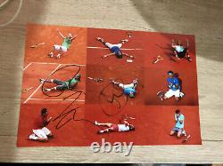 Autographes signés à la main, Nadal, Djokovic, Sharapova, Federer, Hinglis, Mirza, etc.