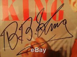 B. B. King Autographié Encadrée Lp Signée À La Main Enregistrez Album Par Bb King B B King
