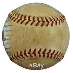 Babe Ruth Hof Yankees Autographié / Signed Peint À La Main Baseball Jsa Et Psa 145320