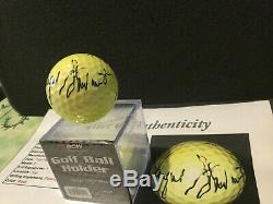 Balle De Golf Autographiée Par Payne Stewart, Jsa Loa, Coa, Auto Signée À La Main