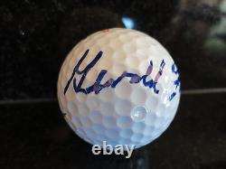 Balle de golf Top-Flite signée à la main par Gerald Ford, rare président américain avec lettre JSA