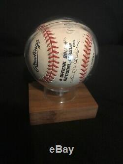 Ballon Autographié Au Baseball Signé Par Hank Aaron