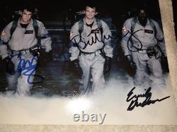 Bill Murray, Dan Akroyd, Ernie Hudson Photo De Ghostbusters Autographiée À La Main Avec Coa