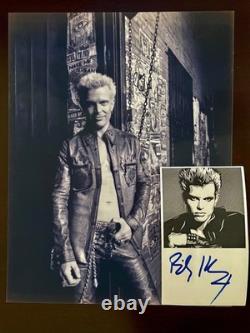 Billy Idol Autographe signé à la main Taille index Preuve/enveloppe