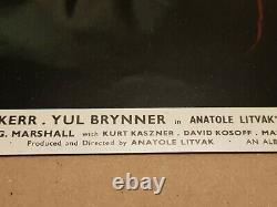 Bonne Qualité Signé À La Main La Photographie De Voyage De Yul Brynner 10 X 8 Pouces