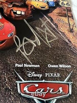 Bonnie H, John R, Michael K & Tony S Disney Cars Signé À La Main Autographe? L'aco D'ed Atd