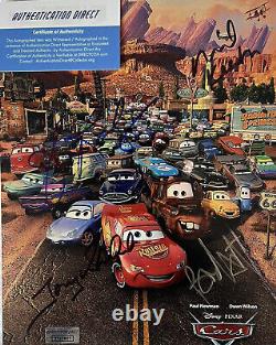 Bonnie H, John R, Michael K & Tony S Disney Cars Signé À La Main Autographe? L'aco D'ed Atd