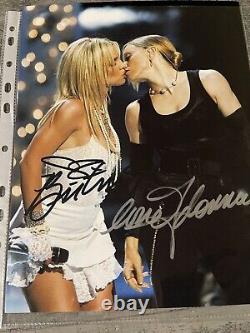 Britney Spears Madonna -=2=- La photo signée à la main avec Coa