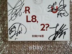 Bts Bangtan Boys O Rul8 2 Promo Album Événement Autographié Signé À La Main