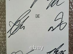 Bts Bangtan Boys Promo Be Deluxe Edition Album Autographié Signé À La Main Ensemble Complet