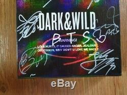 Bts Bangtan Boys Promo Dark And Sauvage Album Autographié Signée À La Main Type B