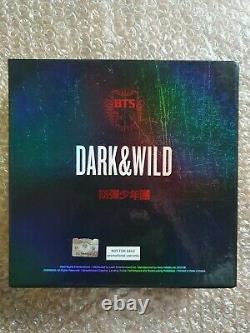 Bts Bangtan Boys Promo Dark & Wild Danger Album Autographié Signé À La Main