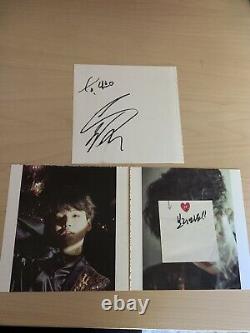 Bts Bangtan Boys Wings Autographied Hand Signed Yoongi Suga Pages
