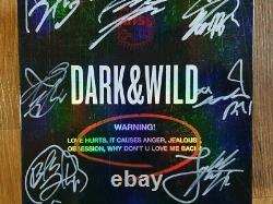 Bts Promo Dark & ​​danger Sauvage Album Autographié Signée À La Main