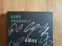 Bts Promo Love Yourself Tear Album Autographié Signée À La Main Type B