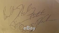 Buddy Holly Ritchie Valens Big Bopper Signée À La Main Autograph Page With2coa De