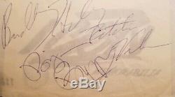 Buddy Holly Ritchie Valens Big Bopper Signée À La Main Autograph Page With2coa, 's