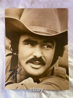 Burt Reynolds - Photographie signée à la main