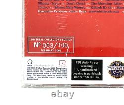 CD de comédie rare signé à la main par Chris Rock 53/100 Universal Records COA Comédien Neuf