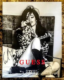 Camila Cabello Ltd Ed Catalogue Guess Autographié Et Signé, Signé Et Signé À La Main