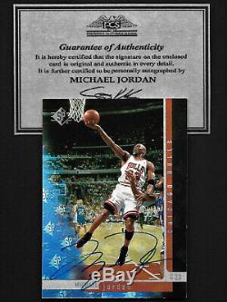 Carte D'autographe Signée À La Main Par Michael Jordan Upper Deck Withcoa