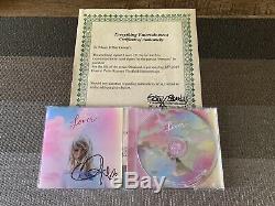 Carte De Jeu Withfree Taylor Swift Main Signe Autographed CD
