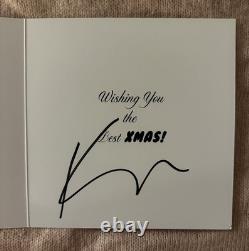 Carte de Noël signée à la main par Kylie Minogue, entièrement emballée, toute nouvelle sortie du jour.