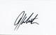 Carte De Note Signée à La Main Par William Shatner