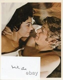 Carte de vœux signée à la main par Michael Caine + photographie