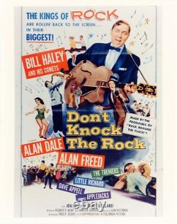 Carte en carton emballée signée à la main par Bill Haley + Photographie