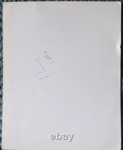 Carte signée à la main par Johnny Sekka