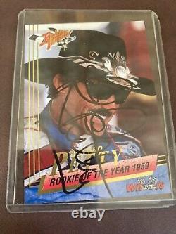 Cartes NASCAR autographiées Richard Petty promo, 9 au total, de collection