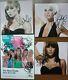 Cartes Photo Autographiées à La Main De Girls Aloud Sarah Harding Cheryl Cole +++