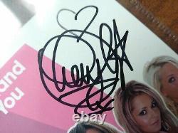 Cartes photo autographiées à la main de Girls Aloud Sarah Harding Cheryl Cole +++