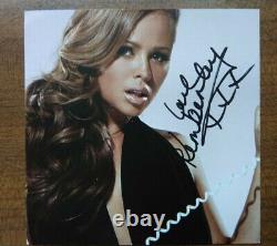 Cartes photo autographiées à la main de Girls Aloud Sarah Harding Cheryl Cole +++