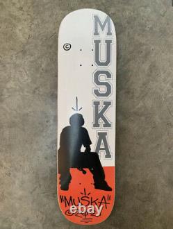 Chad Muska Skateboard Main Numero #8/10 Orange Silhouette Deck Autographé Nouveau