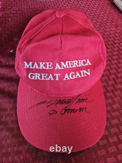 Chapeau MAGA vintage rare signé à la main par Kristi Noem