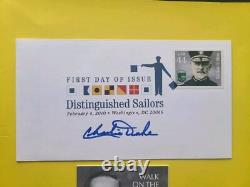 Charlie Duke Astronaute Signature Manuscrite FDC Marine, Autographié Sans Inscription