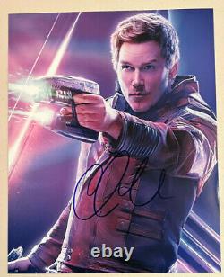 Chris Pratt Star Lord Signé À La Main Autographié 8x10 Photo Avechologram Coa