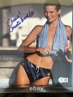 Christie Brinkley Signature Manuscrite Autographiée 8x10 Sexy Super Modèle Beckett Bas Coa