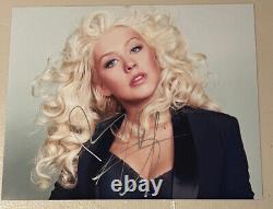 Christina Aguilera Singer Signé À La Main Autographié 8x10 Photo Avec Hologramme Coa
