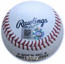 Clayton Kershaw Hand Signé Autographié 2020 World Series Baseball Dodgers Mlb